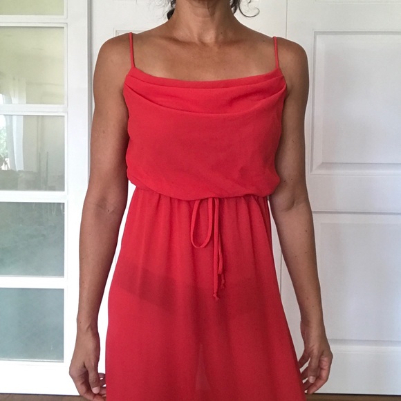 Vintage 70’s sheer red dress Roberta LTD 💃🏻 - Picture 5 of 11